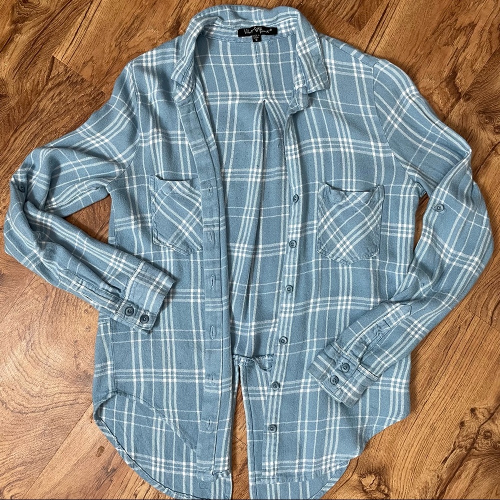 Blue flannel